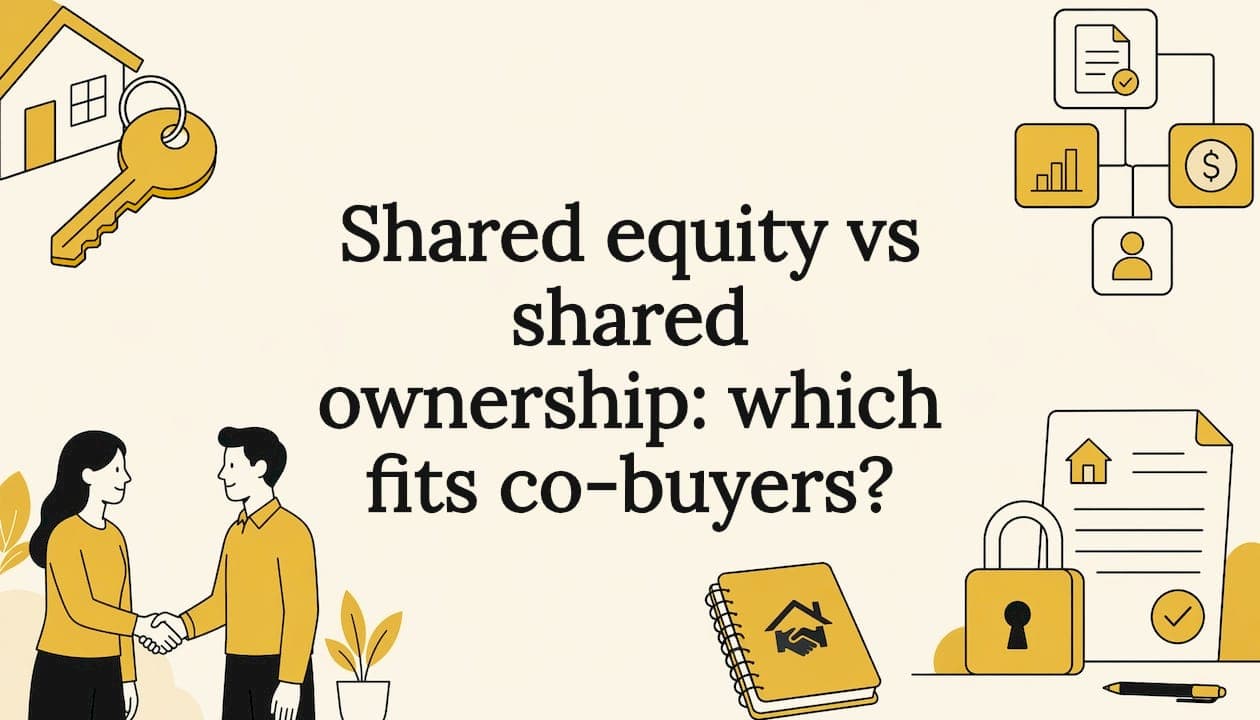 Shared equity vs shared ownership: which fits co-buyers?