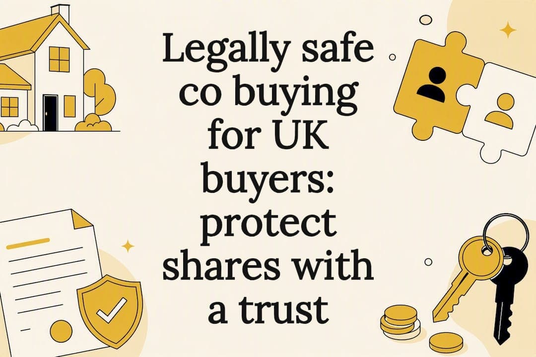 Legally safe co buying for UK buyers: protect shares with a trust